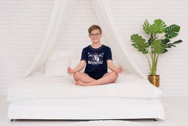 Chlapecké pyžamo Gibson s krátkým rukávem, kalhoty Italian Fashion - tmavě modré