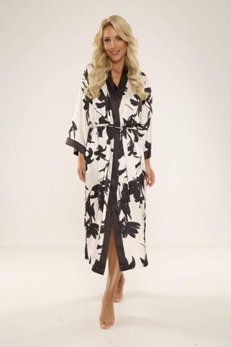 734 Brianna Dámský župan De Lafense - černý