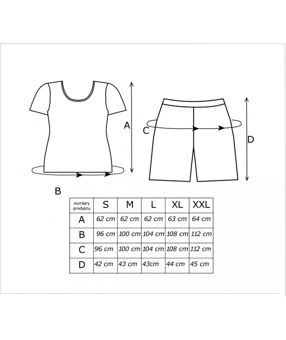 Dámské pyžamo Melisa 1/2 Donna – viskóza, krátký rukáv