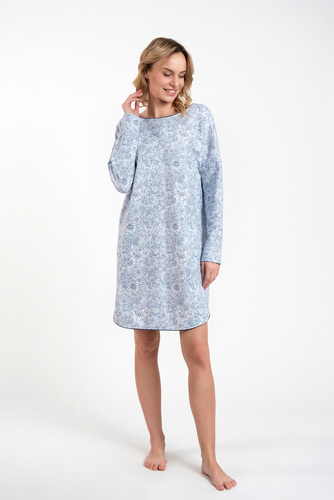 Noční košile Gracjela Italian Fashion - modrý potisk