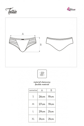 Tassia LC 6053 Dámské kalhotky LivCo Corsetti Fashion white