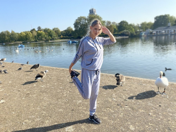 459 Nice Forex dámská tepláková souprava - světlý melír