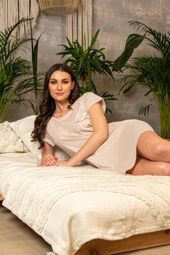 677 Mariposa II Forex noční košile - béžová melanž