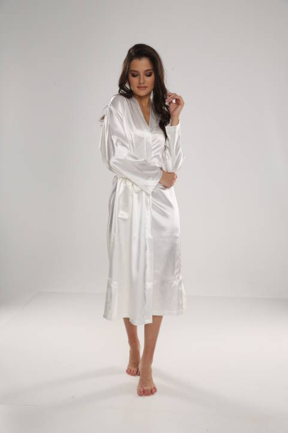 798 Klasický dámský župan Forex - perleťový