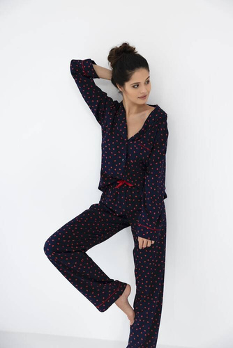 Sophia Dámské pyžamo Sensis - tmavě modré