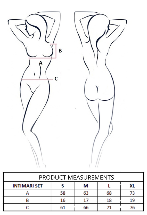 Intimari Set Pink Passion pink - elegantní souprava spodního prádla pro ženy