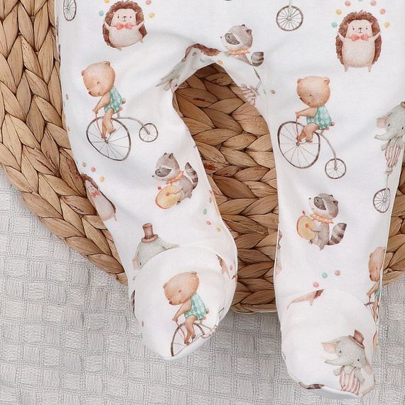 ABN-5590 Dětské bačkůrky Circus Nini - 100% organická bavlna, měkké a antialergické