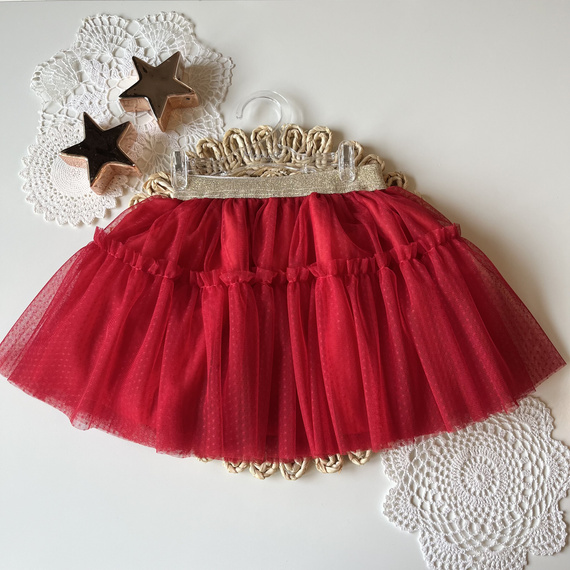 Mamatti Sukně ST01 Merry Christmas - tyl, Vánoce