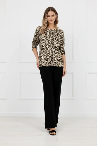 Dámská halenka Kenia Italian Fashion leopard vzor 3/4 rukáv