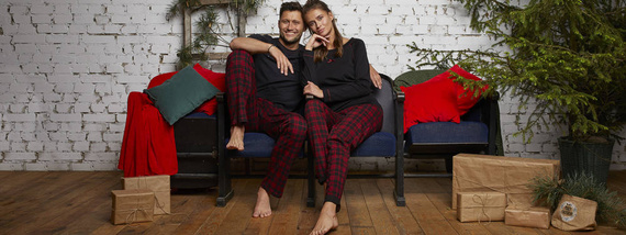 Ordesa Dámské pyžamo s dlouhým rukávem, dlouhé kalhoty Italian Fashion - černá/potisk