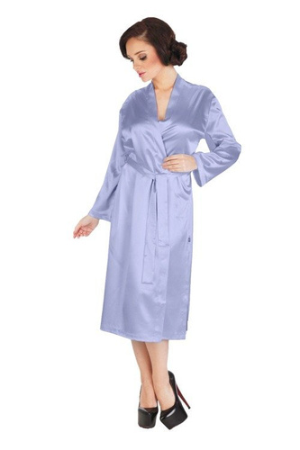 798 Klasický dámský župan Forex - modrý/modrý