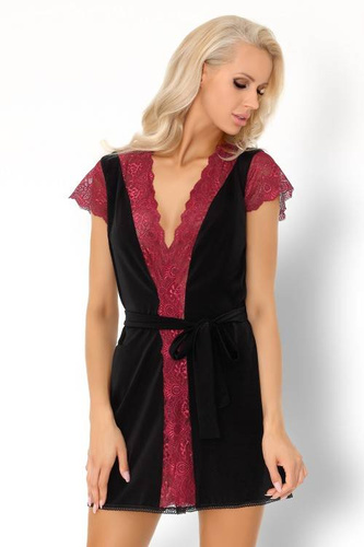 Kumiko LC 90428 Růžový dámský župan Rosses Collection LivCo Corsetti