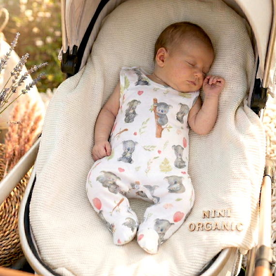 Nini Kojenecké Dupačky Sweet Koala 100% Organická Bavlna – Polská Výroba