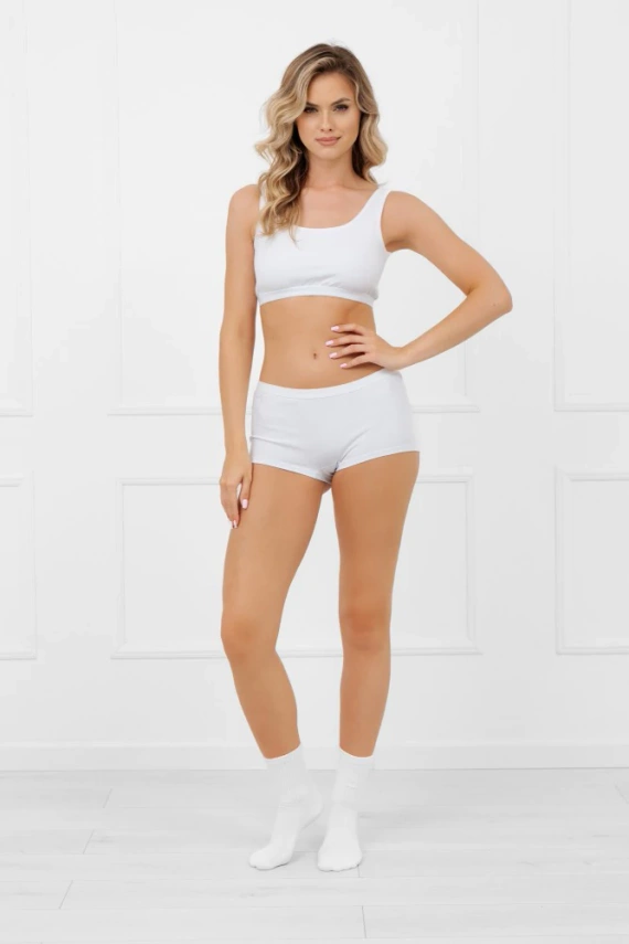 Dámské boxerky Lotte Italian Fashion white - bavlněné, pohodlné a elastické