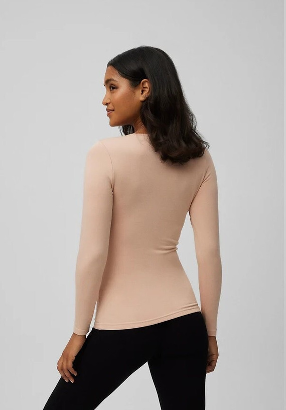 Dámské termo tričko Ysabel Mora 70017 nude- měkké, prodyšné, hypoalergenní, dlouhý rukáv