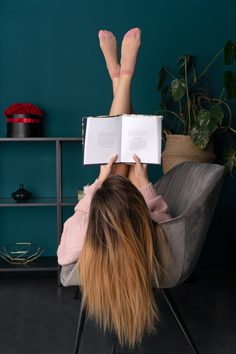 Almonnd 20 DEN Ponožky s tečkami LivCo Corsetti Fashion