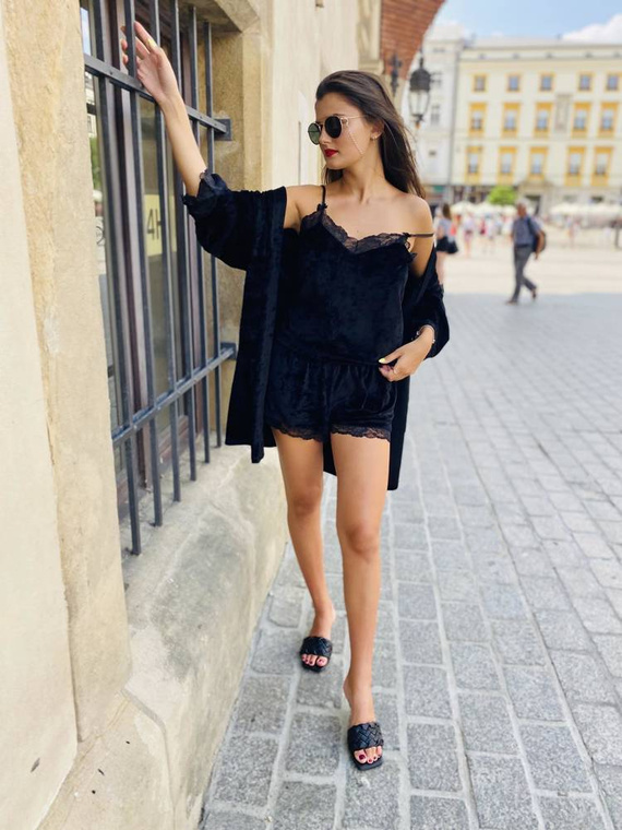 613 Milagros Dámské pyžamo Forex - černé