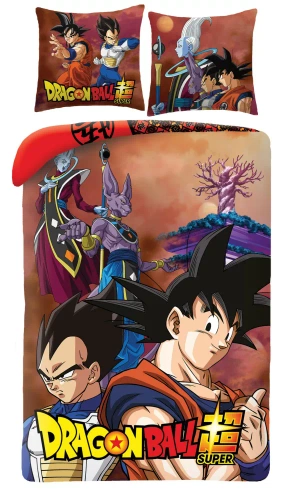 Dětské povlečení Dragon Ball Halantex - barevná sada, polyester