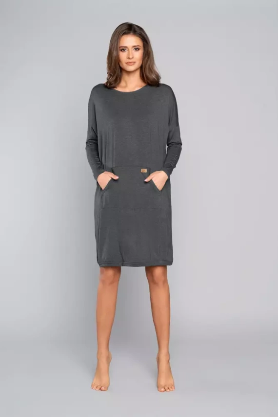 Tirana Dámská a těhotenská tunika Italian Fashion - tmavě modrá