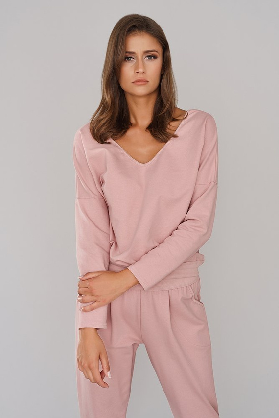 Karina Dámský komplet s dlouhým rukávem, kalhoty Italian Fashion - mint