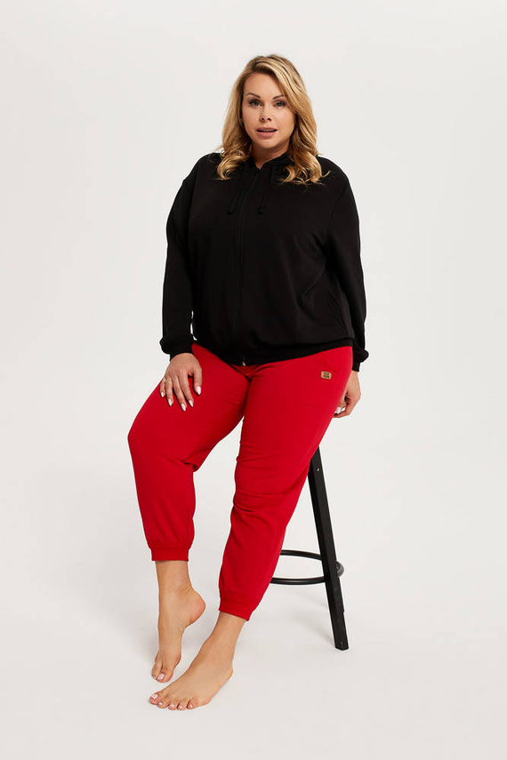 Todra Teplákové kalhoty Italská móda - červená