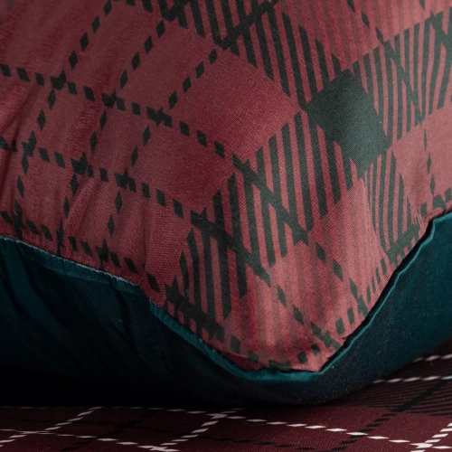 Vánoční povlečení Noellie Eurofirany červené - ranforce bavlna, oboustranné