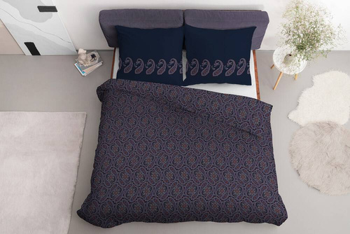 3782 B Home Satin 77 Pościel satynowa Detexpol fioletowy