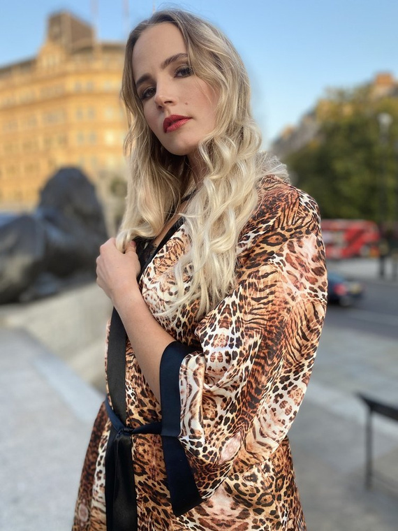 417 Valentina dámský župan Forex - béžový