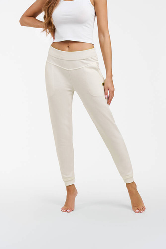 Roma Dámské tepláky Italian Fashion - ecru