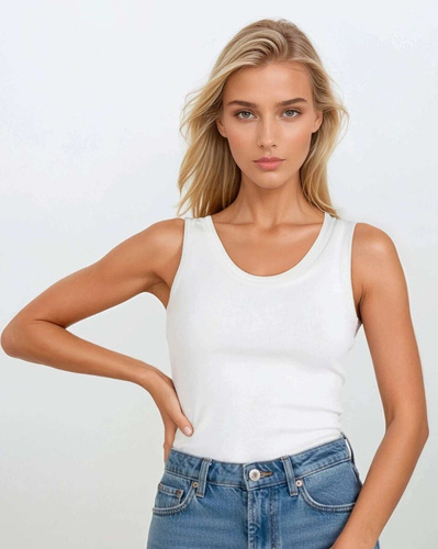 Dámský top Eldar Active Carlana – přiléhavý bavlněný top s žebrováním