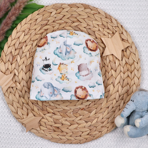 ABN-5619 Dětská čepička Little Dreamers Nini z organické bavlny - bezpečná, organická, pohodlná