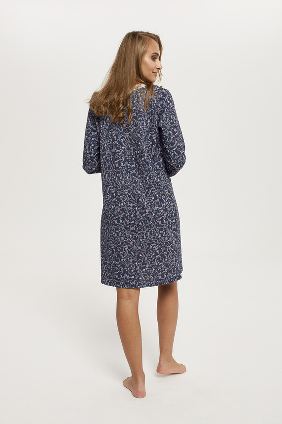 Noční košile Flora s dlouhým rukávem Italian Fashion - potisk