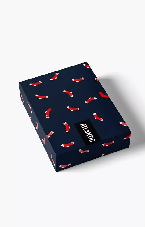 2GMB-010 Pánské boxerky Atlantic - bavlna, vánoční vzor, 2 balení