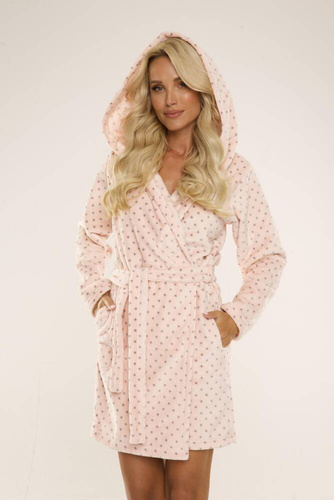 546 Melanie Dámský krátký župan Forex - lososový