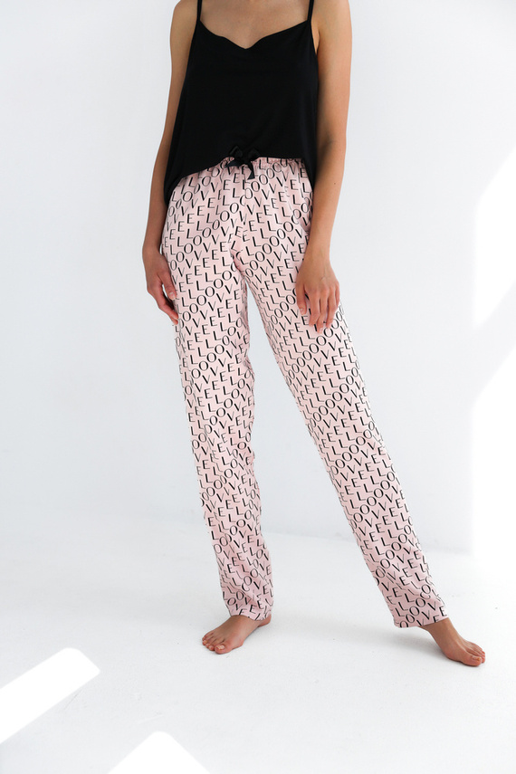 Dámské pyžamo Paula Sensis - černé