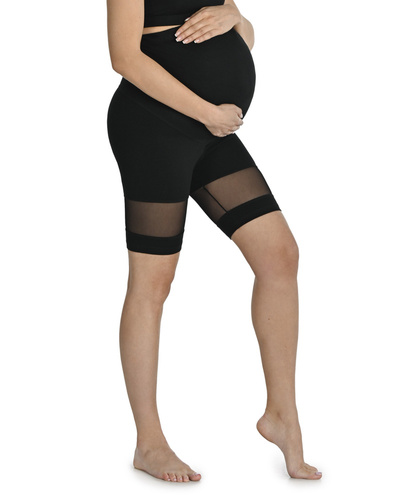 2233 Rebeca Legginsy ciążowe Teyli czarny  