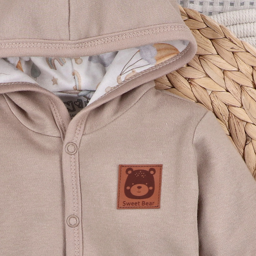 ABN-5517 Sky Journey Dvouvrstvá dětská mikina od Nini - z organické bavlny, pro chlapce