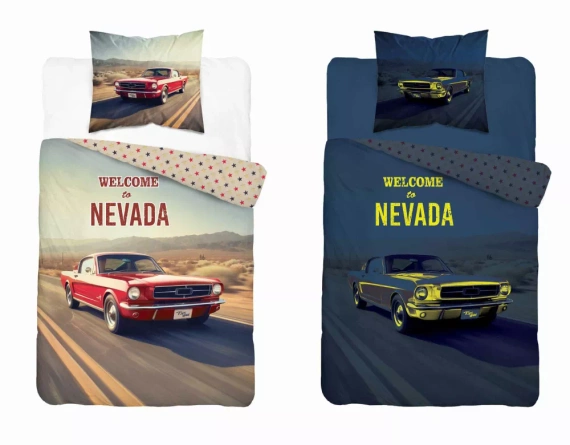 5210 A Fluo 40 Pościel bawełniana świecąca w ciemności samochód Detexpol