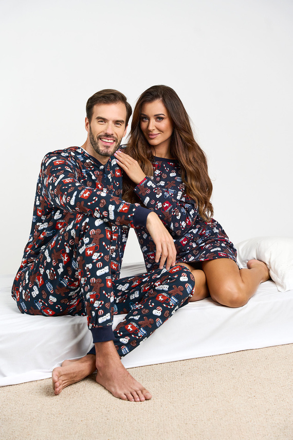 Noční košile Cookies Italská móda - potisk