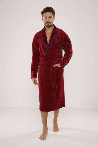 666 Ronaldo pánský župan De Lafense - bordó