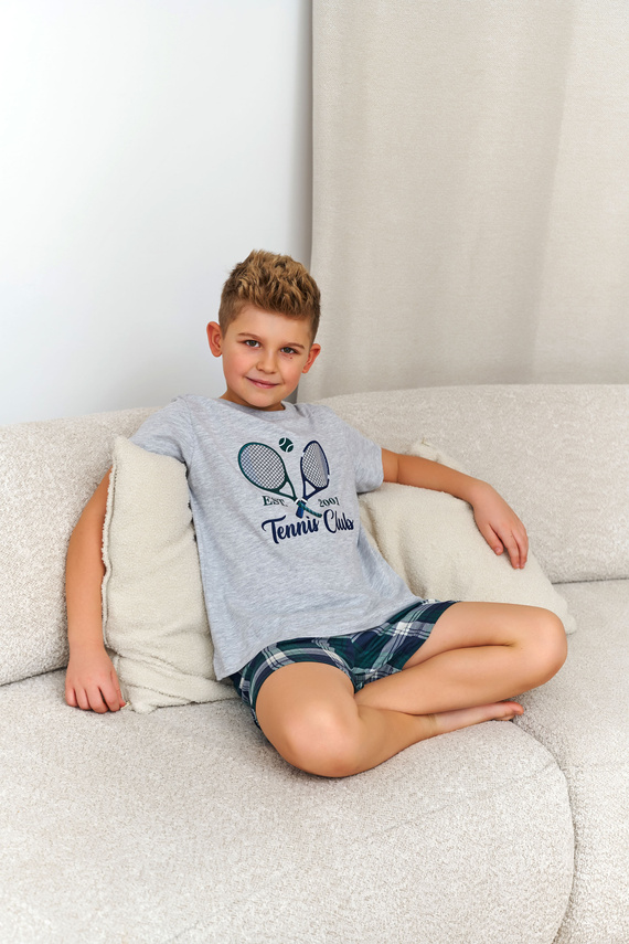 Dětské pyžamo Doctor Nap 7402 Tennis bavlněné