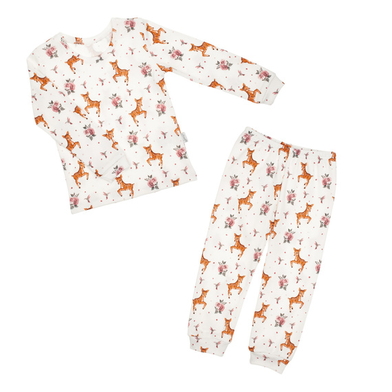 216036 Dětské pyžamo Lala Nicol - bavlna, dlouhý rukáv, vzor sarnie