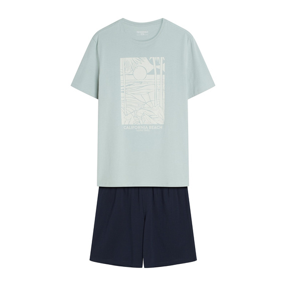 Pánské pyžamo 44503 Brook Henderson 100% bavlna, krátký rukáv