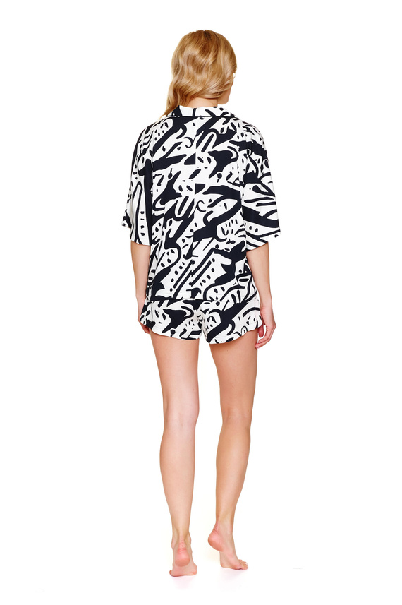7310 Dámské pyžamo Doctor Nap La Palma - krátký komplet, 100% viskóza