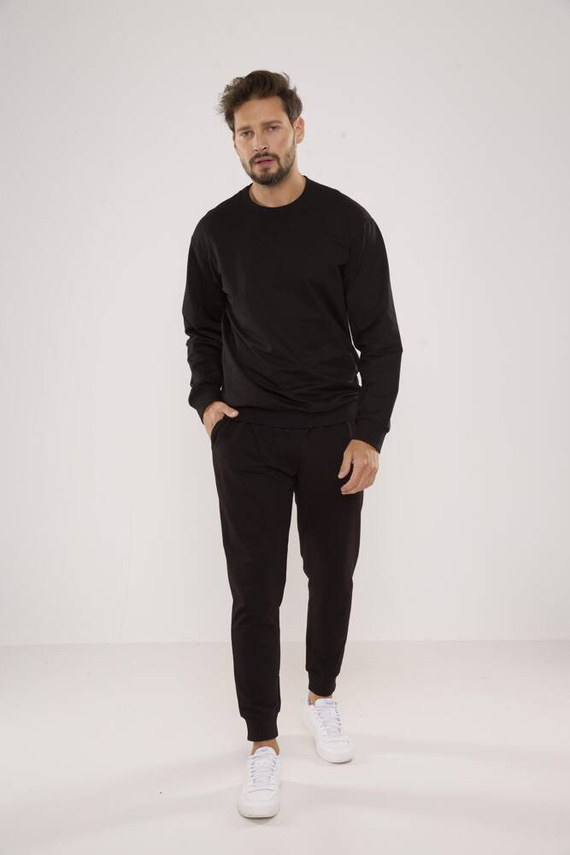 728 Pánská mikina Just Forex - černá