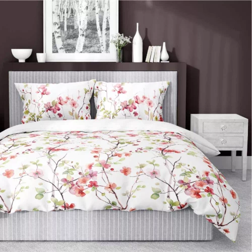 5490 A Detexpol Saténové příběhy bílé | 100% bavlna, saténová vazba, zip, dárkové balení