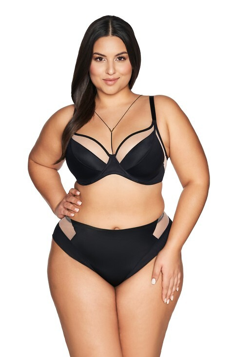 2136 Měkká podprsenka Ava - černá