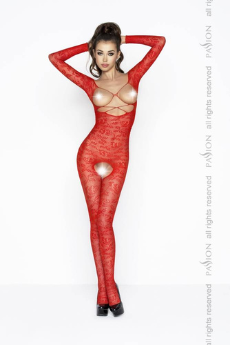 BS031 Bodystocking Vášeň červená