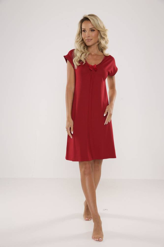 870 Visa De Lafense noční košile - bordó