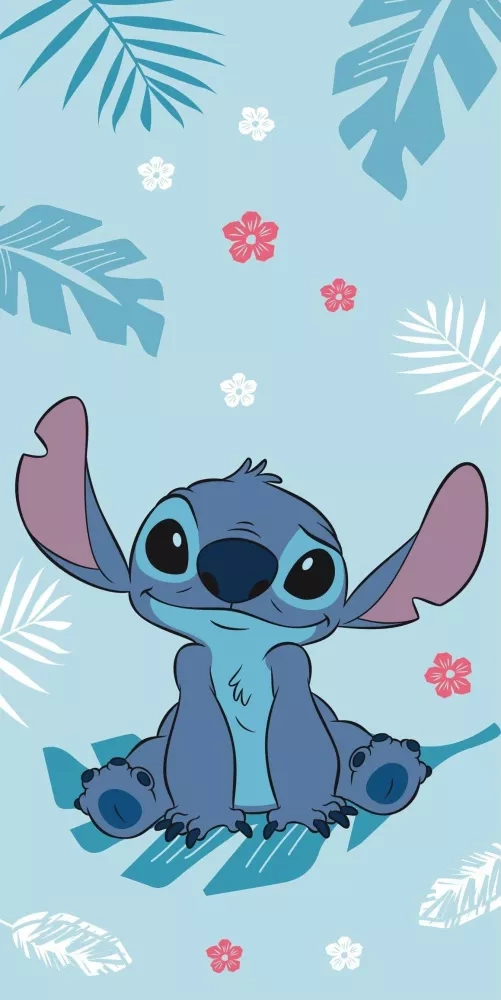 Lilo a Stitch Dětská bavlněná plážová osuška Kids25 | Disney | Na pláž a k bazénu Jerry Fabrics